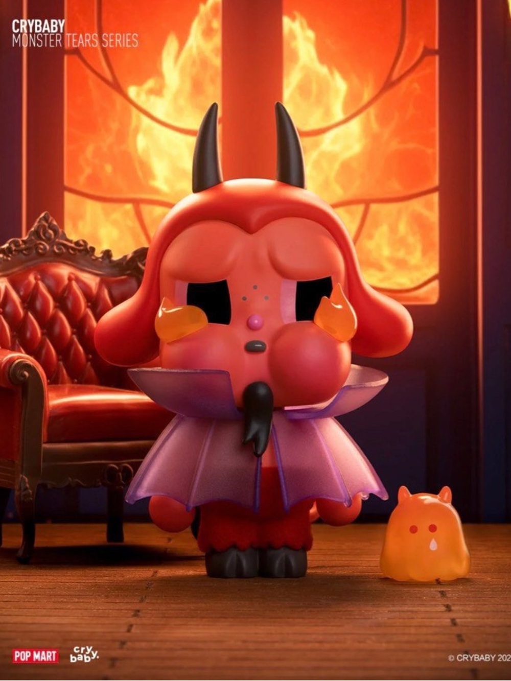 POP MART Crybaby Monster Tears - Burn Baby Burn
